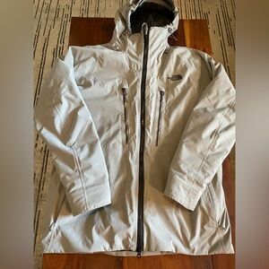 North Face men’s insulated jacket, gray, size medium